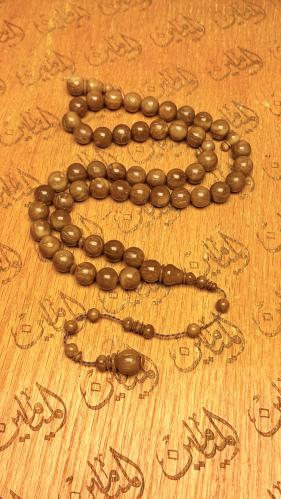 سبحة كوك ١١،٥ ملي ٥١ خرزة ملكي خراطة القرش