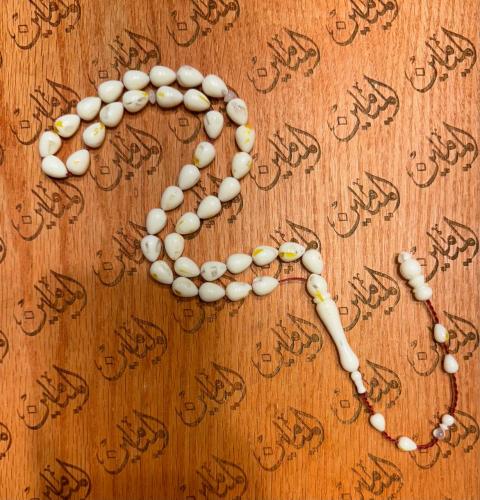 سبحة بكلايت قص دمعة خام امريكي خراطة نظيف رنه وصوت...