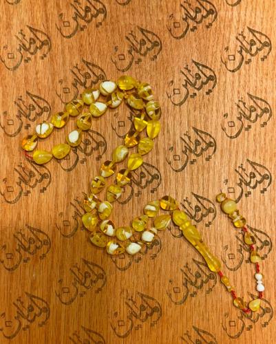 سبحة بكلايت قص دمعة خام امريكي خراطة نظيف رنه وصوت...