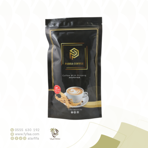 قهوة مع الجينسيغ بدون سكر 5 اكياس (بارسا)