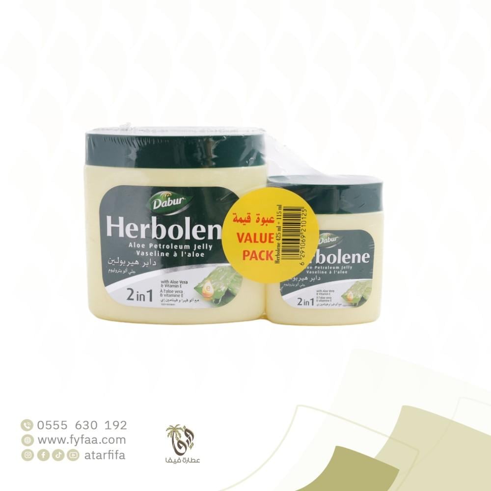 فازلين دابر هربولين 425مل + 115 مل مجاناً