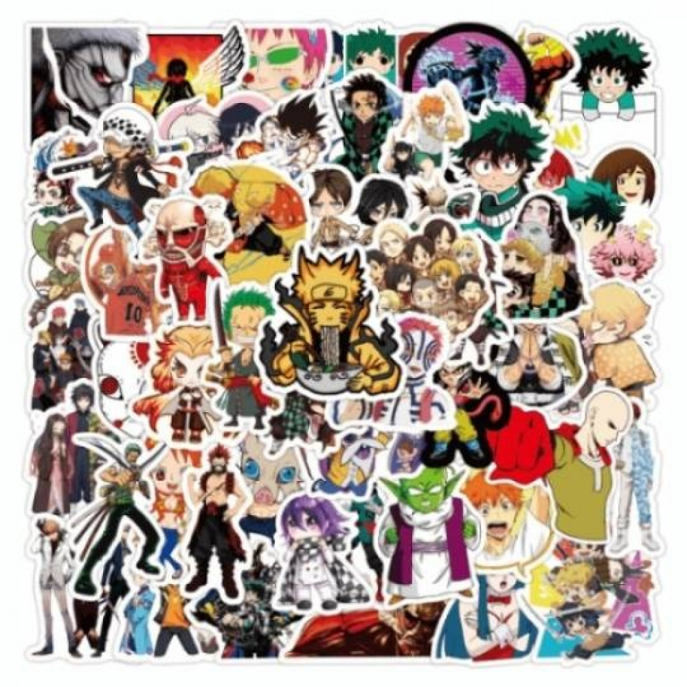 ستكرات انميات منوعة 50 حبة