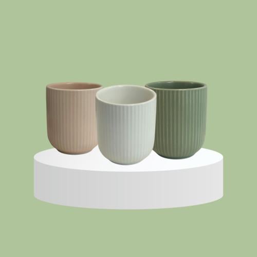 مجموعة اكواب"3" سيراميك - 350ml