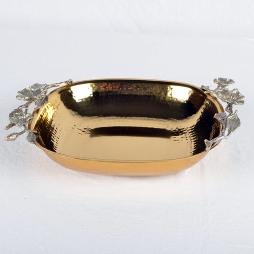 طبق تقديم - لون ذهبي