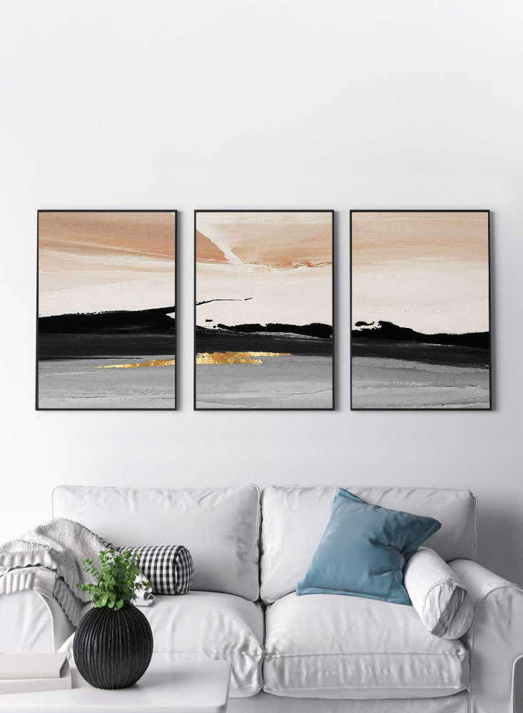 ぜん　③点通常便　「art lovers」キャンバス送料無料 Amazon.com: Landscape Canvas Wall Art,Purple Sky Red Sunset