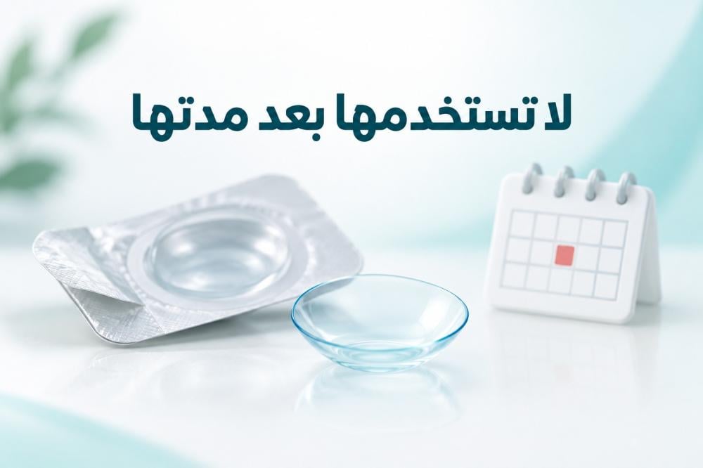 هل يضر استعمال العدسات اللاصقة بعد انتهاء صلاحيتها؟