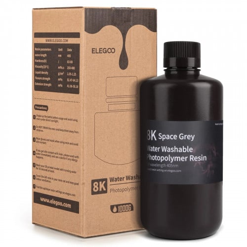 Elegoo Water Washable 8K Resin Grey-1KG