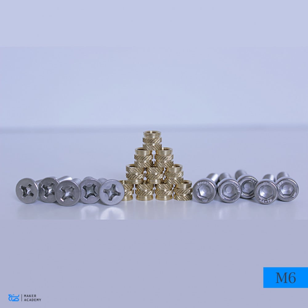 Threaded Insert Set with Screws