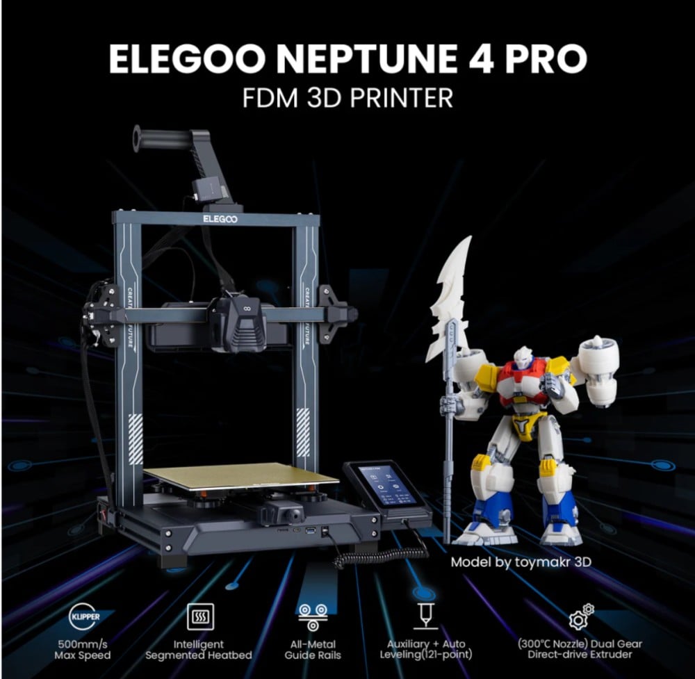 Elegoo Neptune 3 Pro - صانع