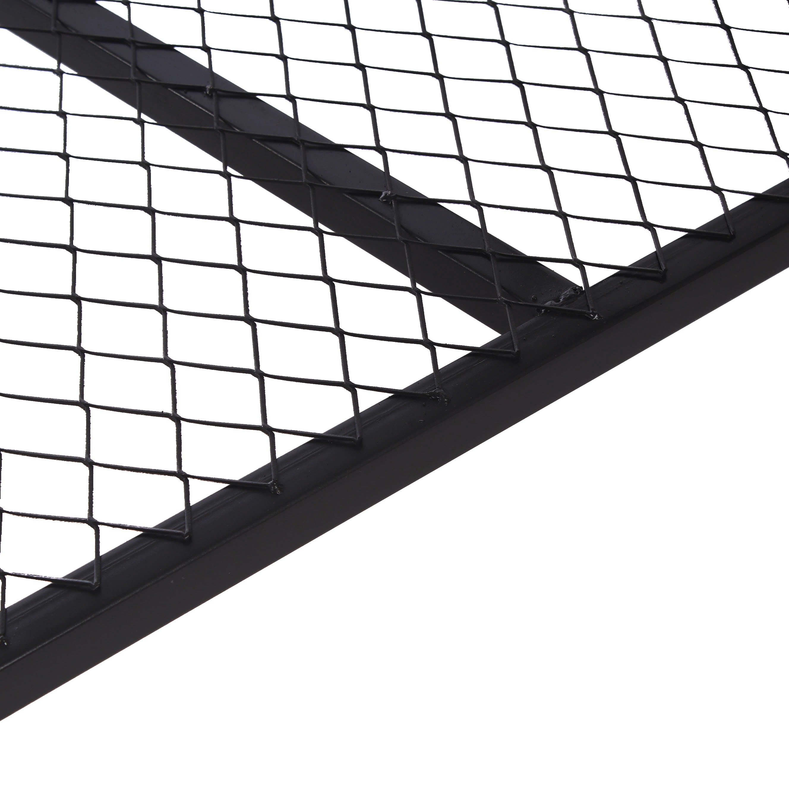 حامل الحطب مصفط بكفرات مقاس 1.30*1.30