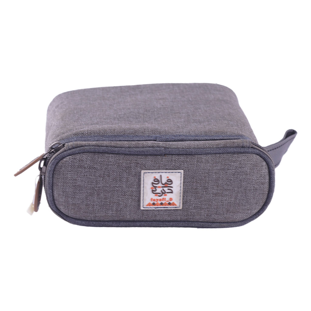 شنطة علب بهارات مكتملة 6 علب فيافي رمادي 10689