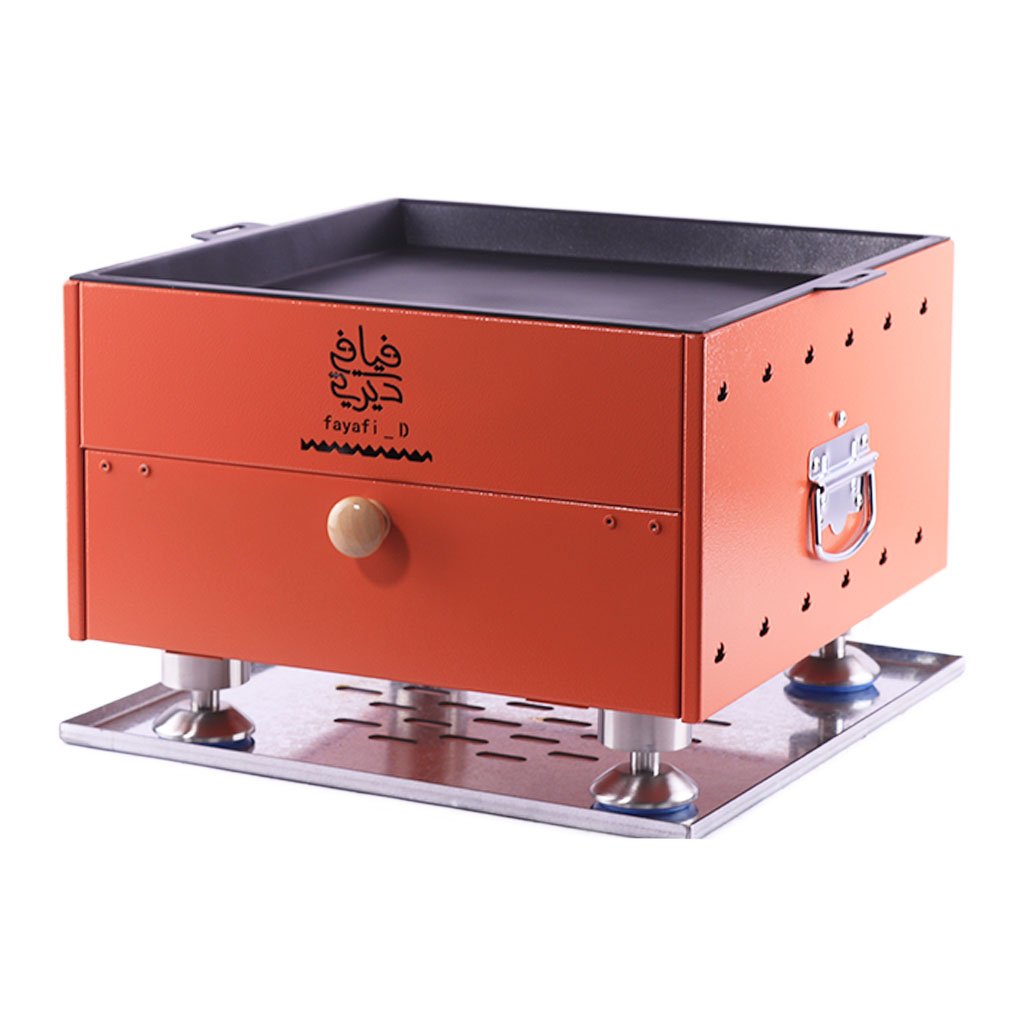 فرن + صاج غاز مربع مع جراب فيافي