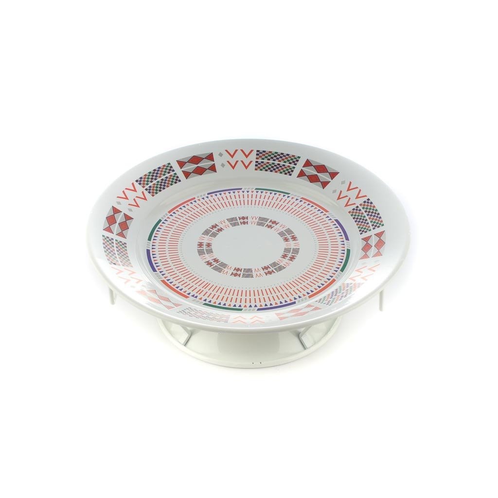 صحن لقيمات بقاعدة نقشة عسيري رقم 4 صحن لقيمات بقاعدة نقشة عسيري رقم 4