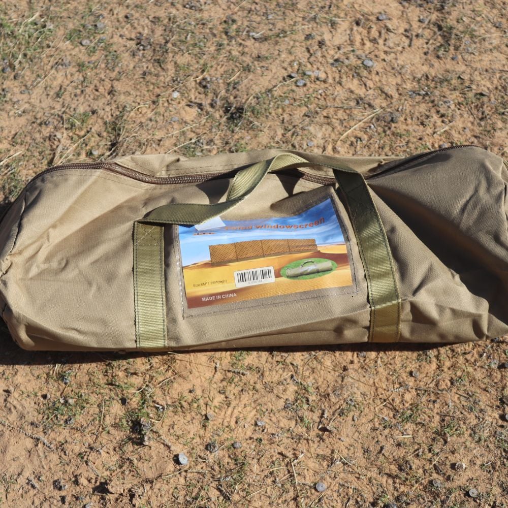 رواق قابل للصفط مبطن لون أصفر مقاس 6 × 1.25 متر – FIAFI | خفيف وسهل الحمل للرحلات والتخييم