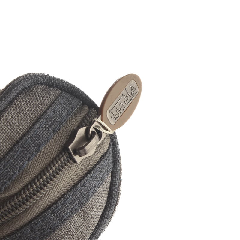 شنطة كاسات وفناجيل رمادي فيافي 10255