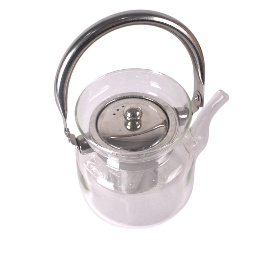 ابريق زجاج يد فضي 800 ملي FIAFI