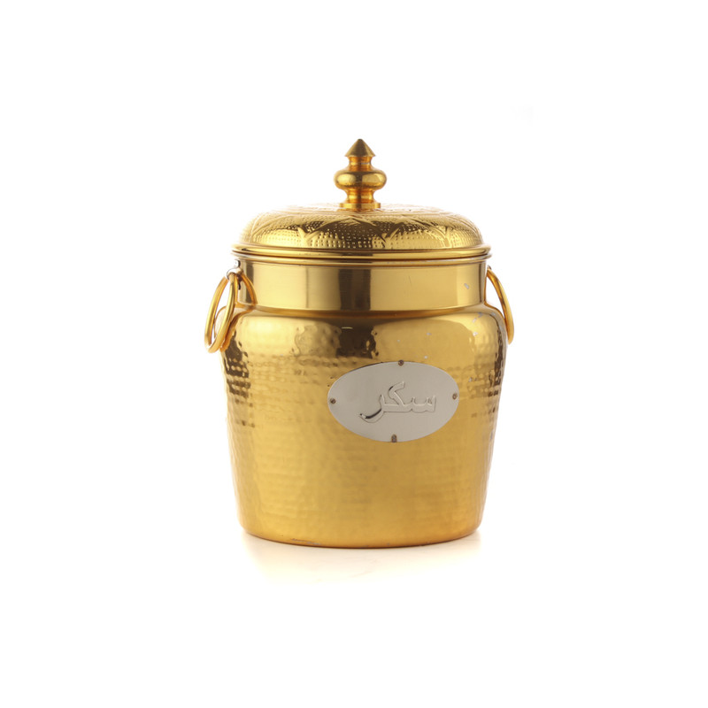 علبة بهارات حب رمان ذهبي رقم 5 ( 1236)