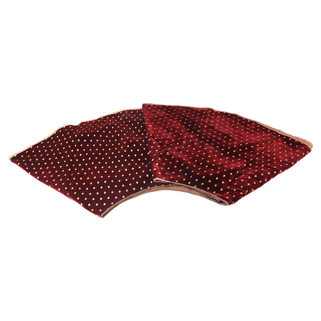 فرشة دائري بفتحة قطر 3 متر منقط احمر