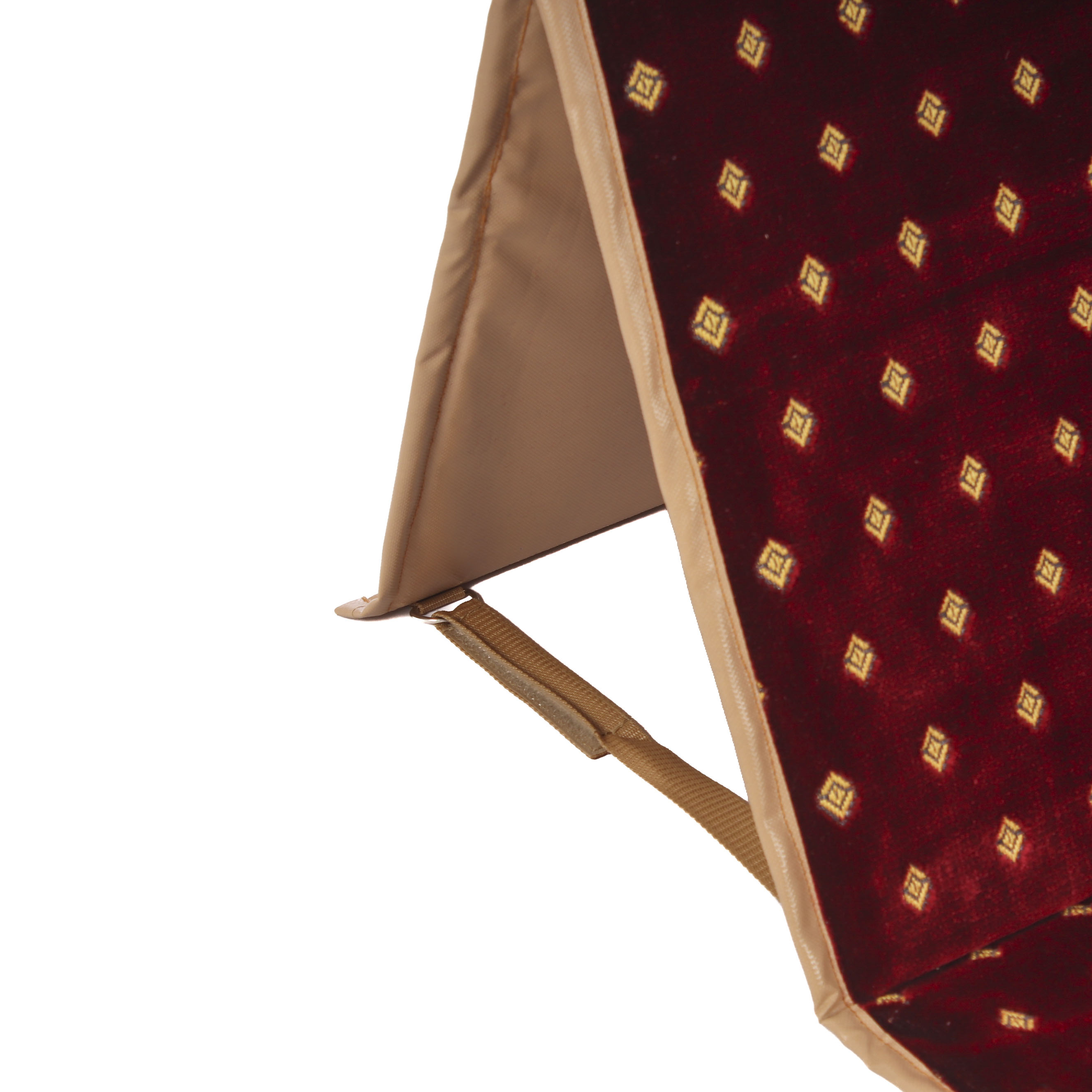 جلسة عصر احمر منقط م 130*45 سم