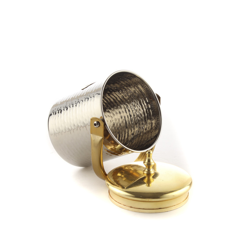 علبة سكر وشاي فضي غطاء ذهبي علاقي رقم 3