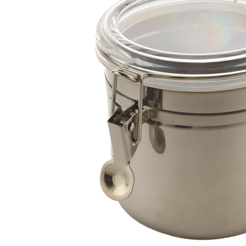 علبة بهارات استيل غطاء شفاف م 2 فيافي