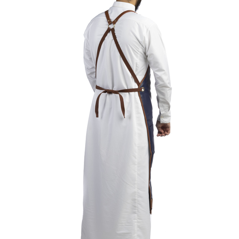 مريلة بي في سي مع قماش جنز من الداخل