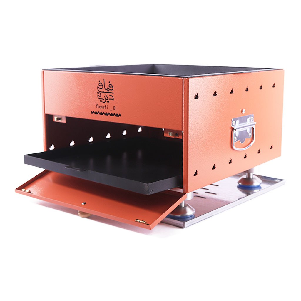 فرن + صاج غاز مربع مع جراب فيافي