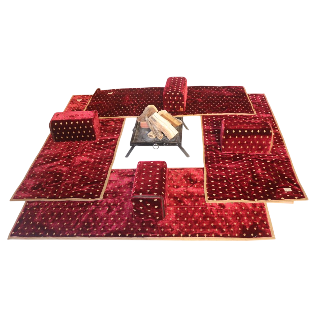 بكج 4 مركى + 4 مدة منقط احمر بشنطة CHA51