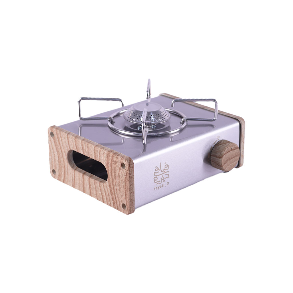 موقد فيافي خشبي / فولاذي مع شنطة