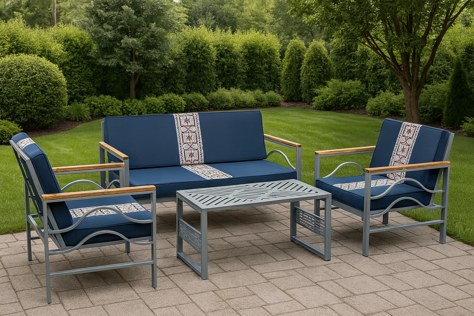 بكج كرسي الراحة رصاصي سدو 4 اشخاص بكج كرسي الراحة رصاصي سدو 4 اشخاص