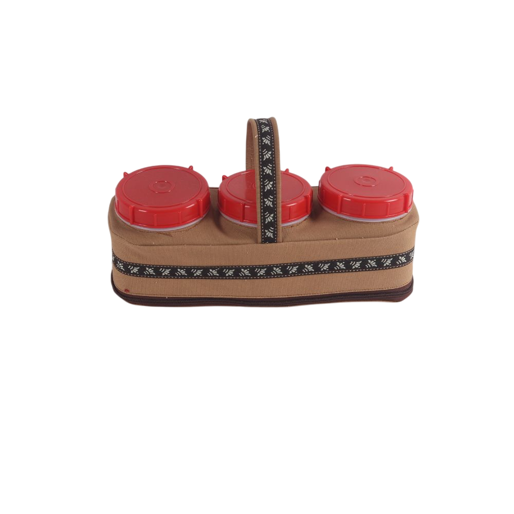 برطمان 3 حبة 1.6 لتر بجراب تنزاني مطرز