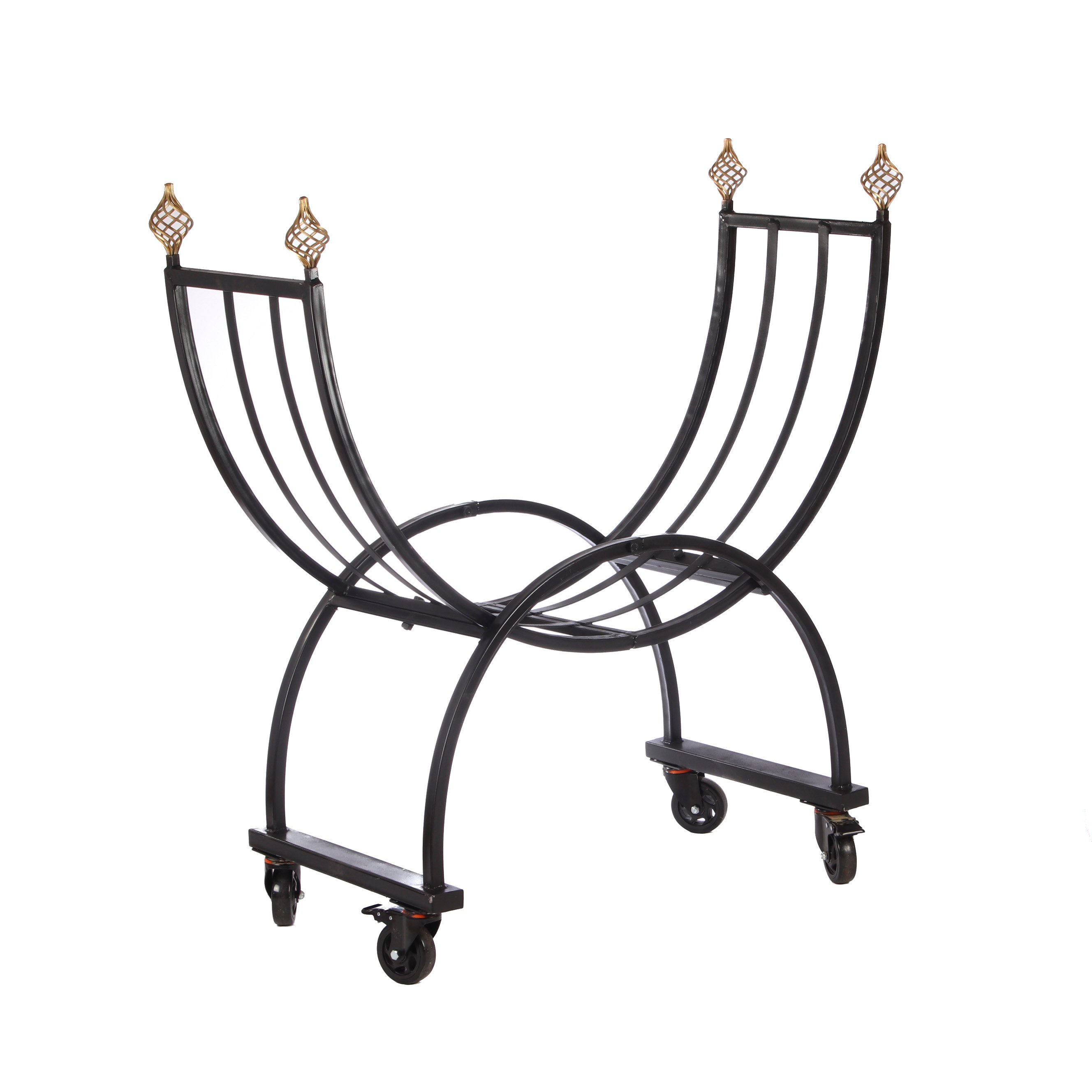 حامل حطب دائري قابل للصفط م 110*100 سم