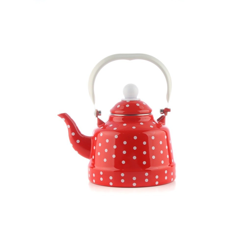 ابريق شاي منقط الوان م 1.1 لتر