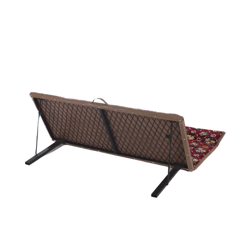 مسند ظهر 1.20 حديد مبطن مشجر درجة اولى