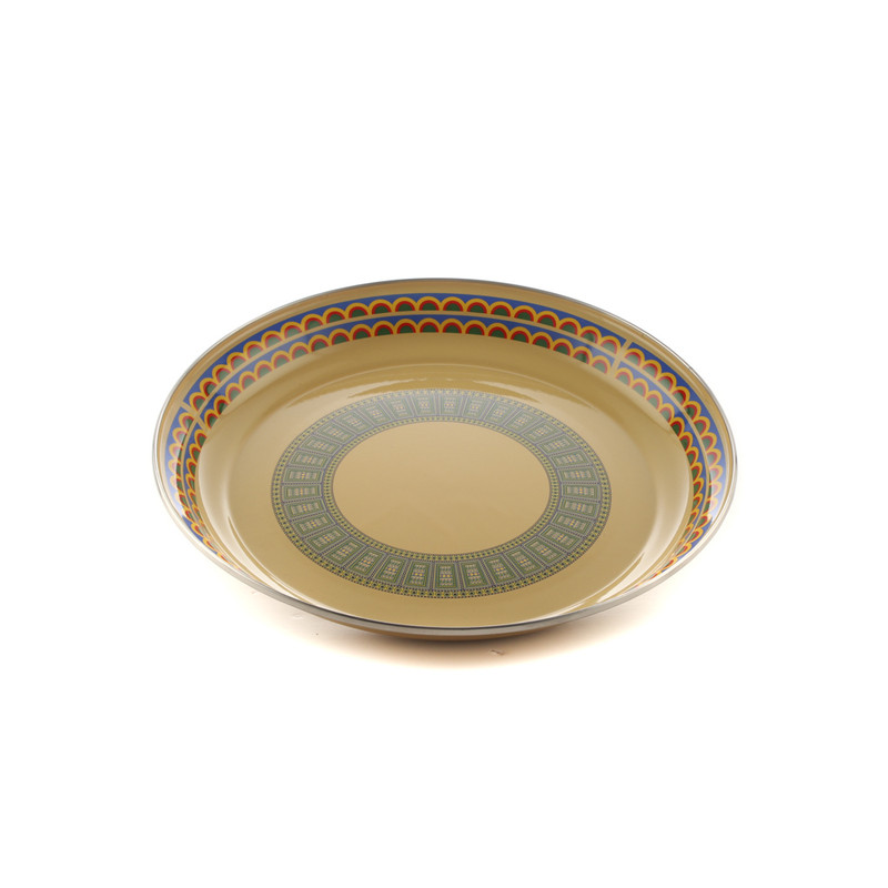 صحن تباسي غضار نقشة تراثي م 34