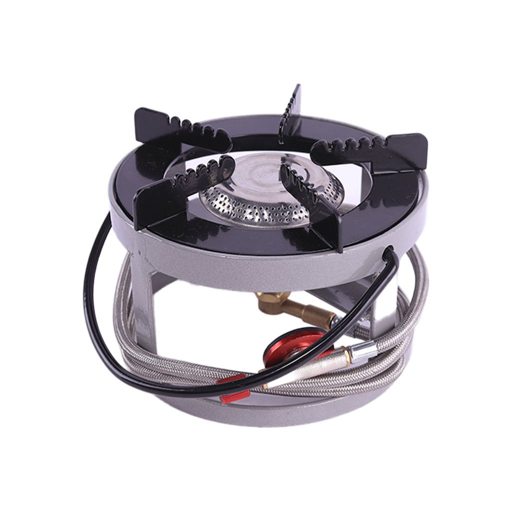 موقد اللهب المطور رصاصي مقاس 14 سم مع جراب