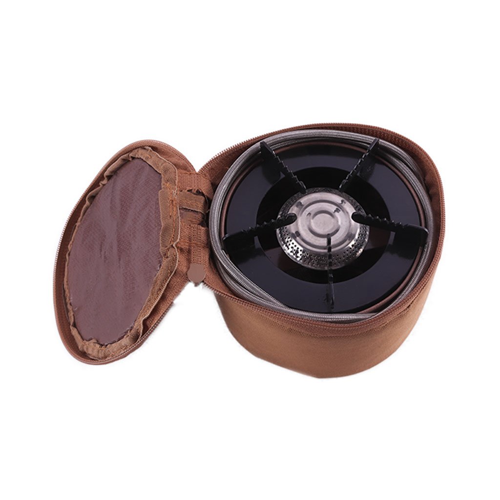 موقد اللهب المطور بني مقاس 14 سم مع جراب