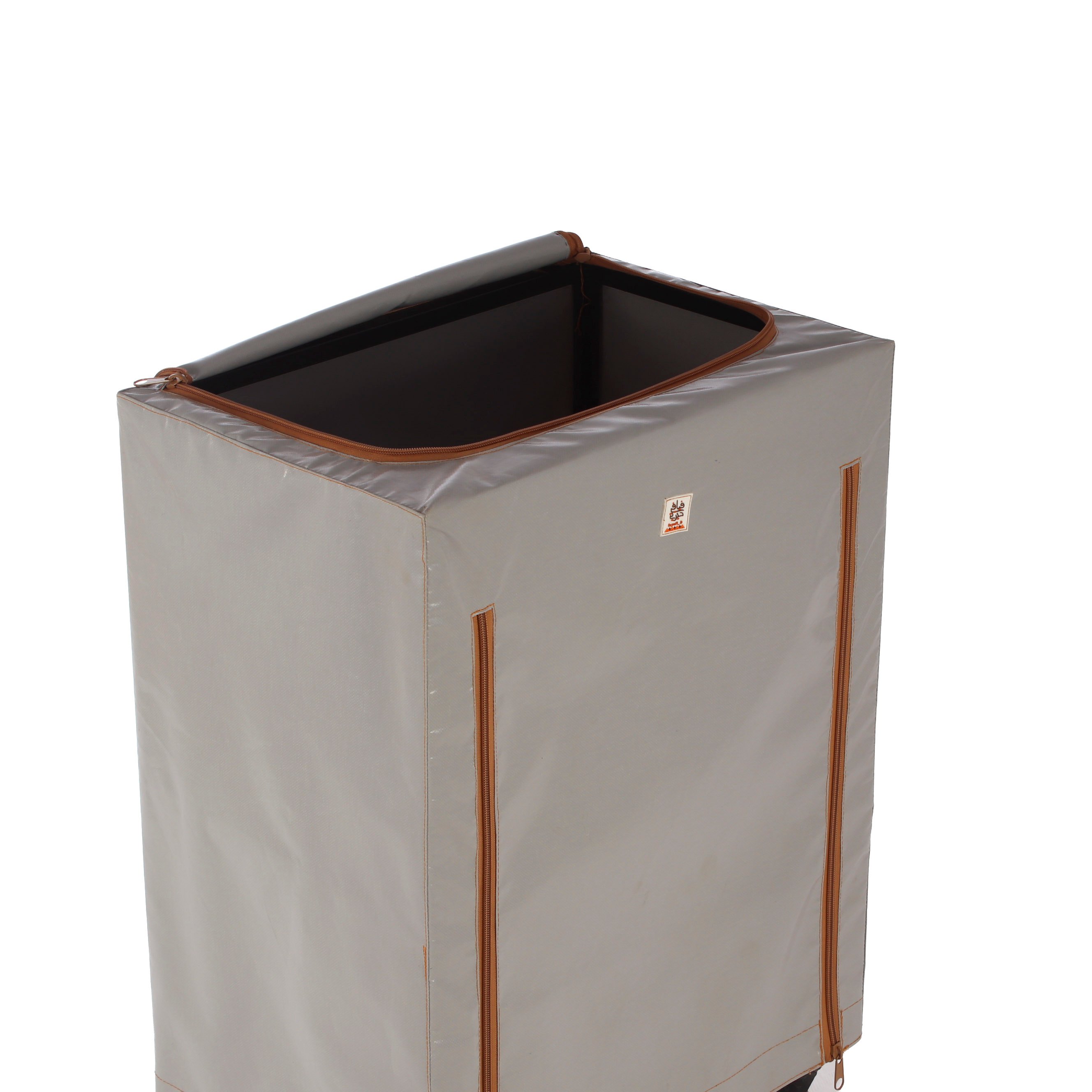 عربة امتعة مع رف مقاس 75*60 سم رصاصي