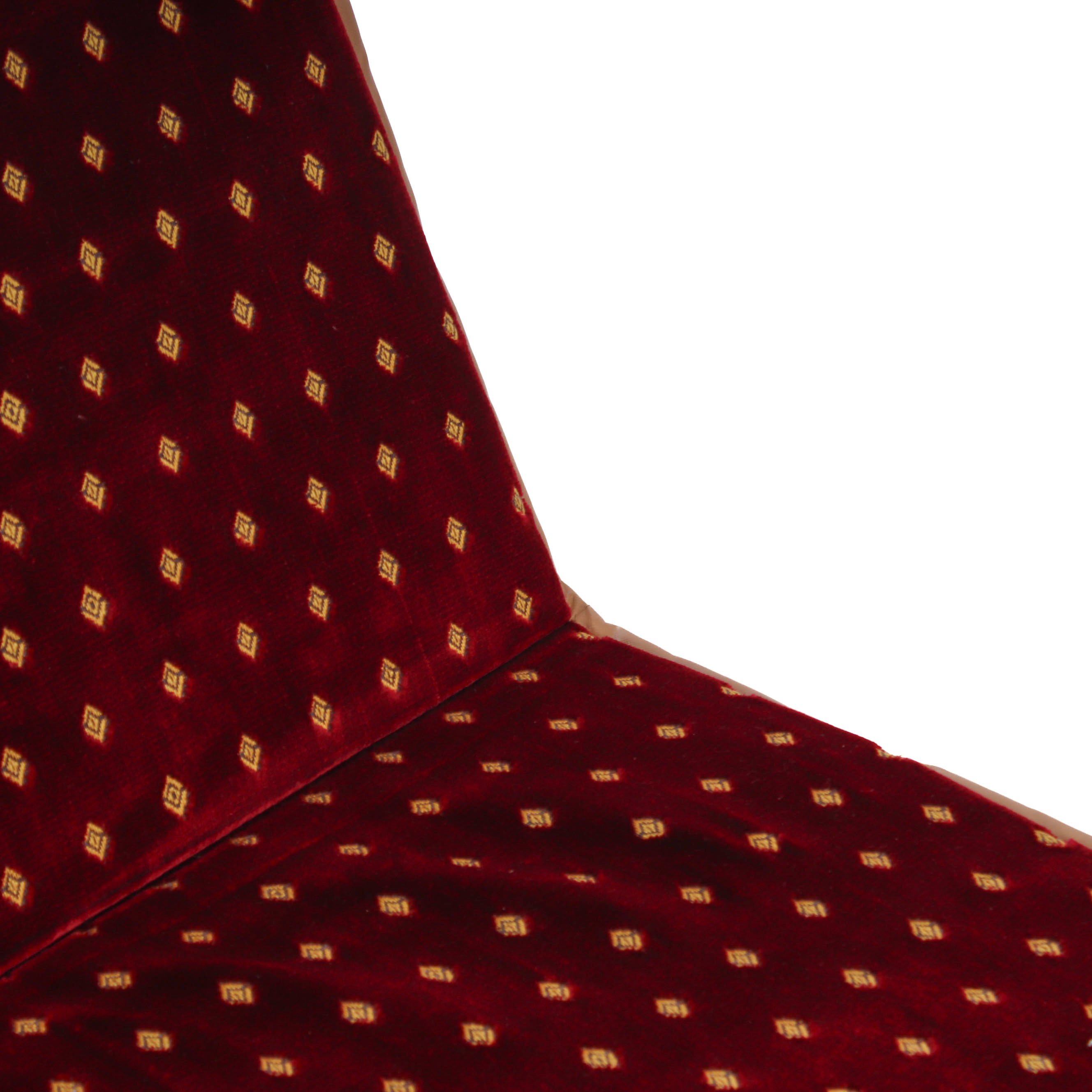 جلسة عصر احمر منقط م 130*45 سم