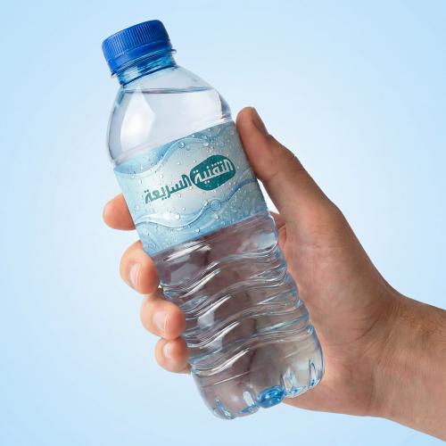 استكرات - ملصقات قارورات ماء مخصصة – طباعة احترافية مقاومة للماء