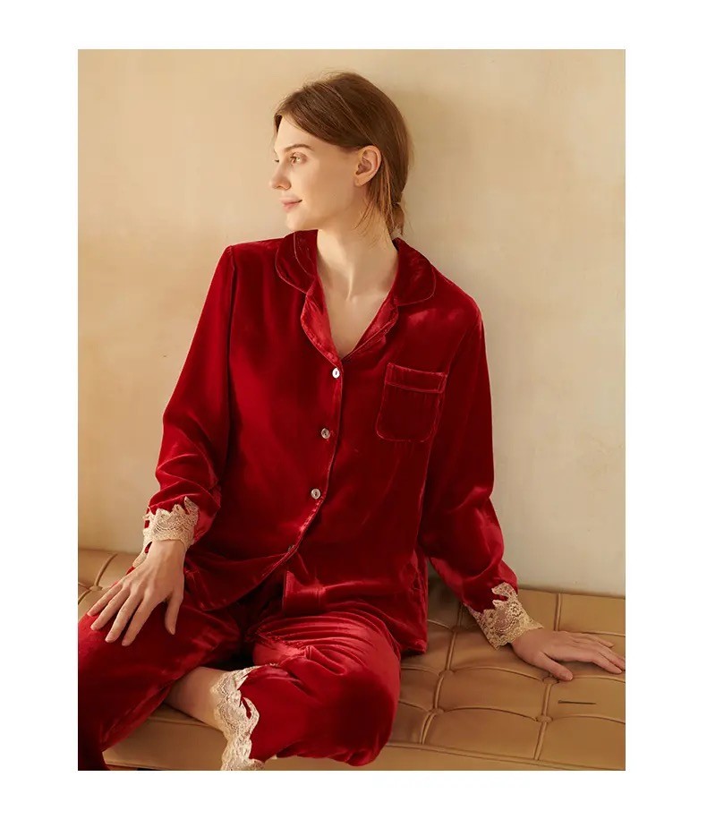 Soft and elegant winter pajamas