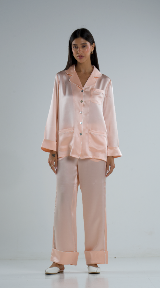 Comfortable natural mulberry silk pajamas - دبليو فيلفيت