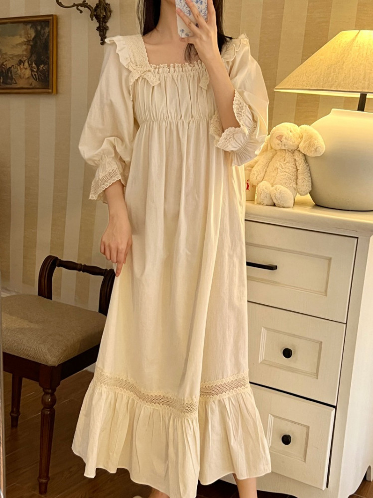 Beautiful cotton on linen dress - دبليو 