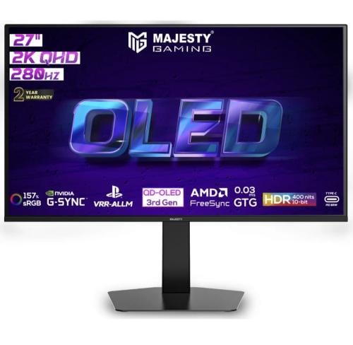 شاشة قيمنق OLED 280hz من MAJESTY