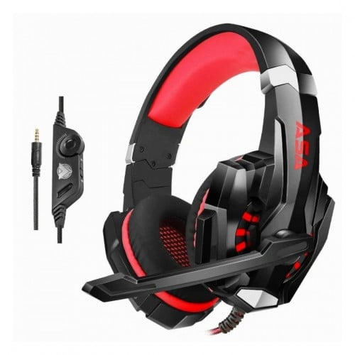 ASA CLOUD GAMING HEADSET - RED سماعة