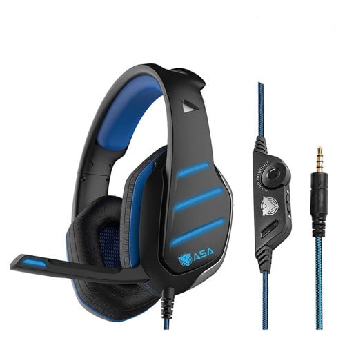 ASA A40 Gaming Headphone - Black & Blue
