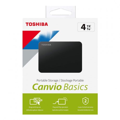 TOSHIBA Portable Storage Canvio Basics 4TB