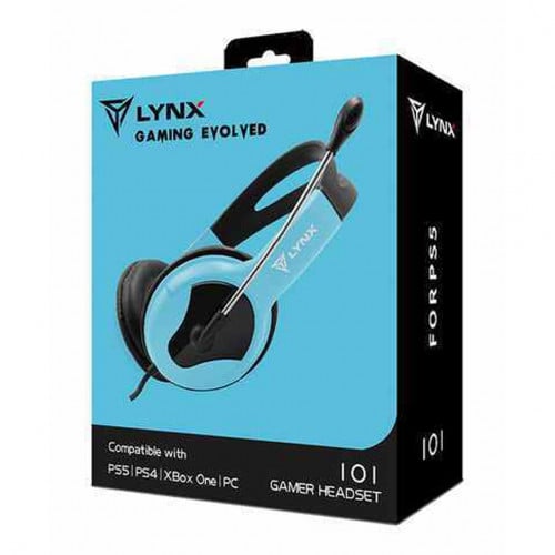 LYNX EVOLYED PS5/PS4|XBOX PC GAM سماعة ER HEADSET - BLUE