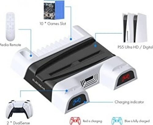 قاعدة تبريد و شحن Ps5 نسخه فات