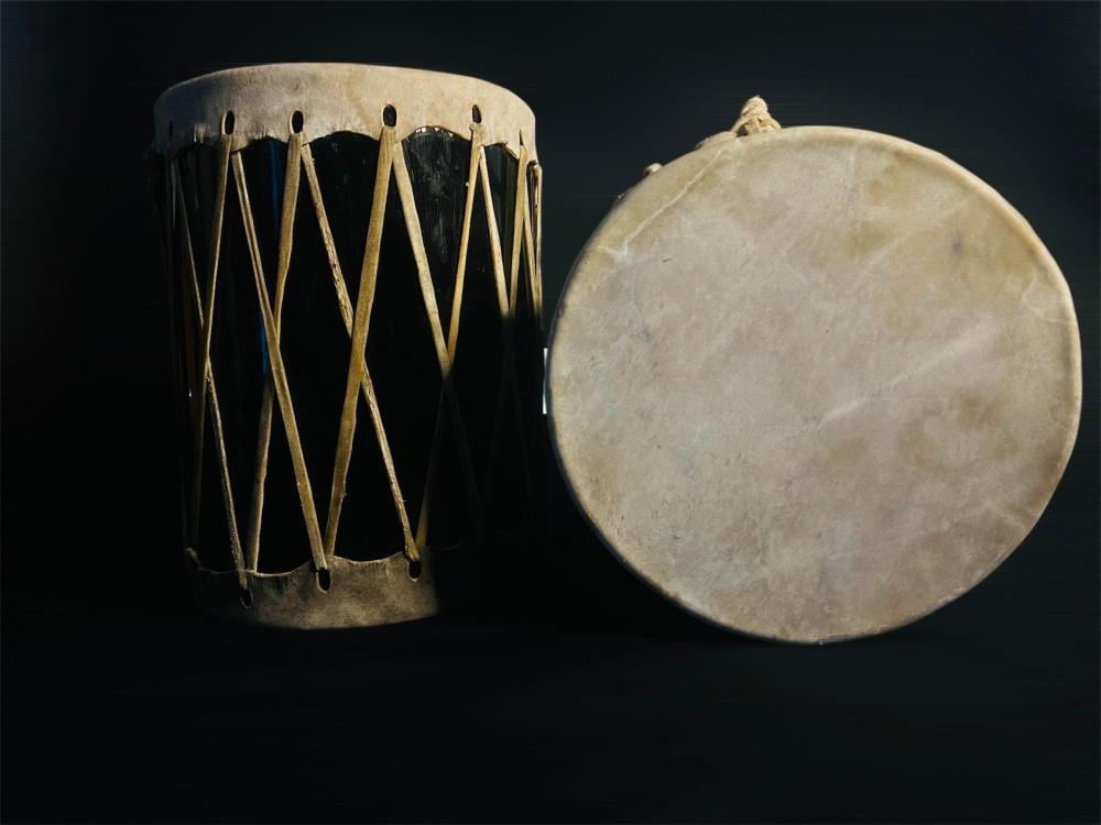 ايقاع زير مرواس ينبعاوي مزمار هاجري فاخر جلد سميك وصوت ممتاز - مرد جلد وطني